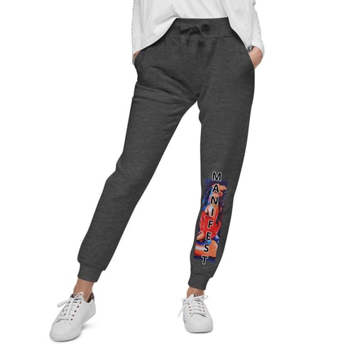 Image of “Manifest” fleece sweatpants
