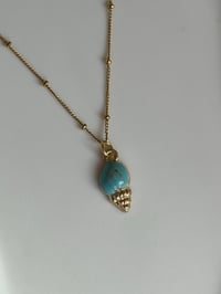 Image 1 of Blue Seashell Necklace