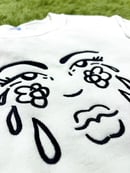 Image 2 of Watering Flowers Embroidered Crew Neck Sweatshirt 