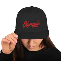 Image 2 of Olympia Text Snapback Hat