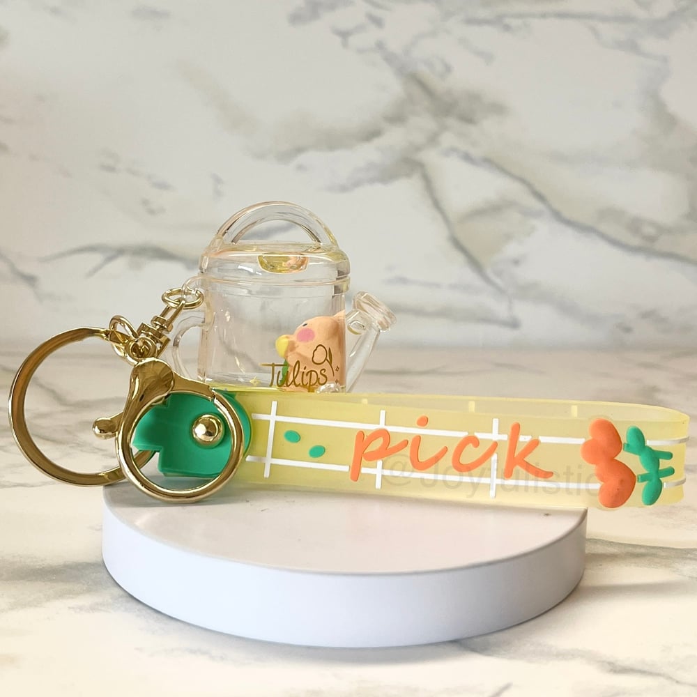 Image of Yellow Tulip Keychain