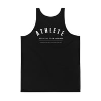 Image 1 of Athlete (White on Black) - Tank Top