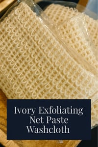 Ivory Exfoliating Net Paste Washcloth