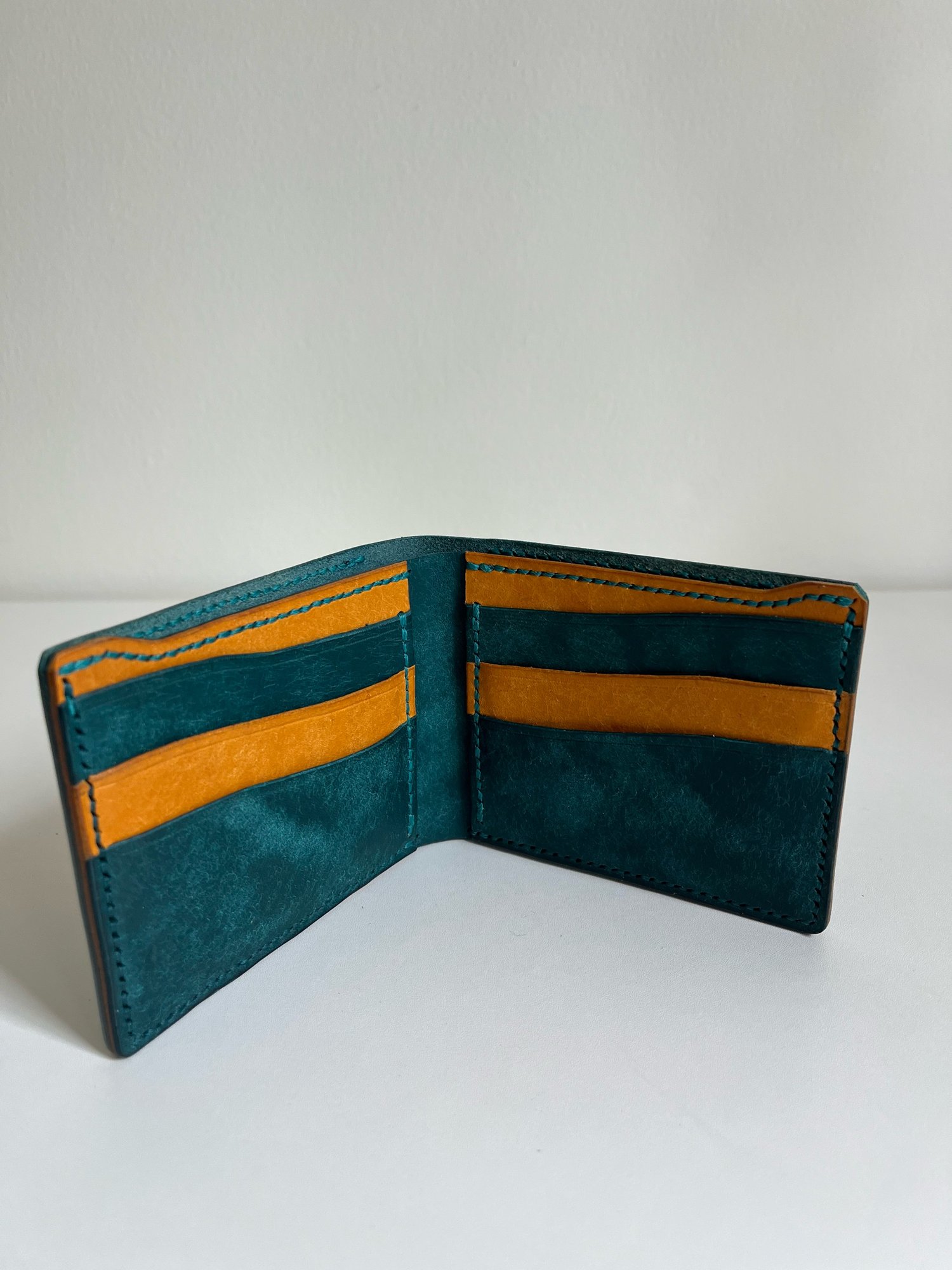 Image of Ortensia/Yellow Pueblo (2-tone) 9-pocket Bifold 