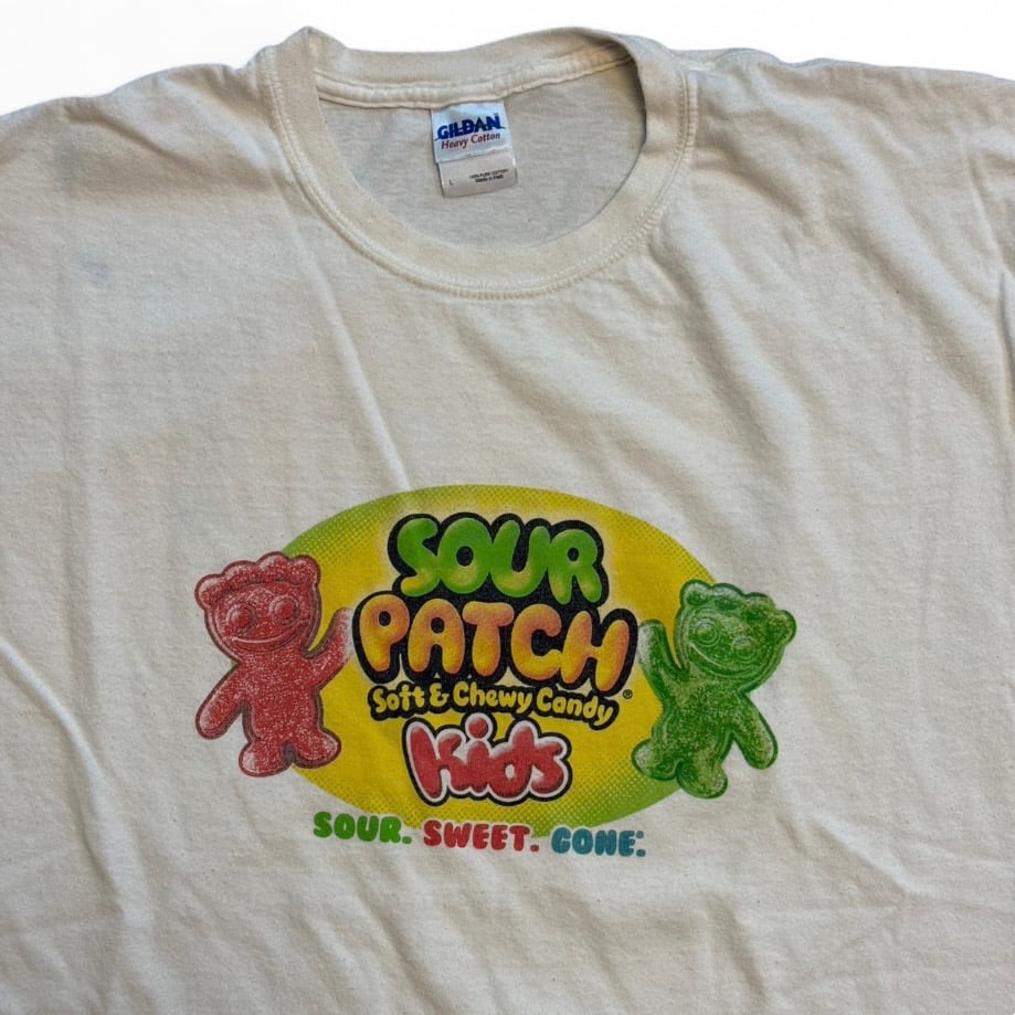 Image of 2000s Sour Patch Kids Swedish Fish Graphic Tee (L)