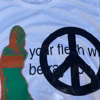 Image 3 of your flesh will betray you Youth Medium Crop T