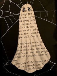 Image 2 of 1800’s biblical Ghost with preserved spider web - black frame