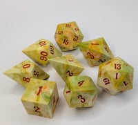 Image 3 of Sunlit Glade<br>Jesmonite 8 Piece Polyhedral set