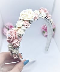 Image 2 of White & Blush Pink Wedding Piece