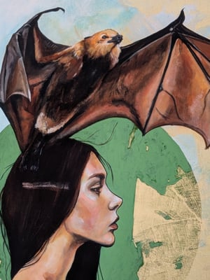 Bat Lady Print