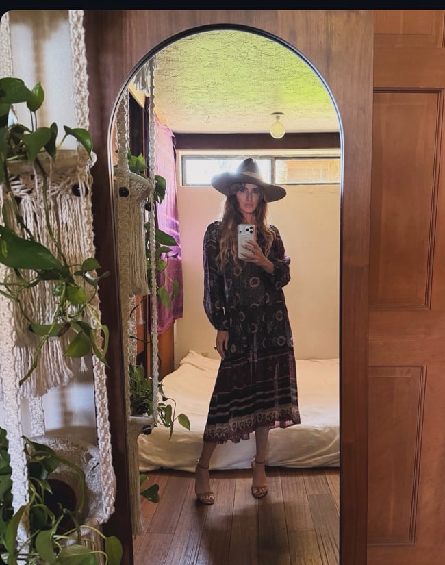 late 60s early 1970s Indian cotton gauze voile dress bohemian festival 