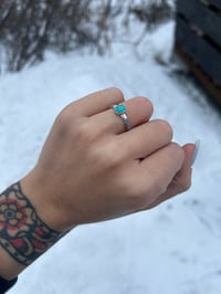Image 2 of Hand-carved turquoise ring