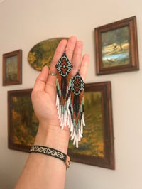 Image 3 of Aurelia fringe earrings