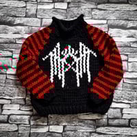 Custom knit jumpers and cardigans.