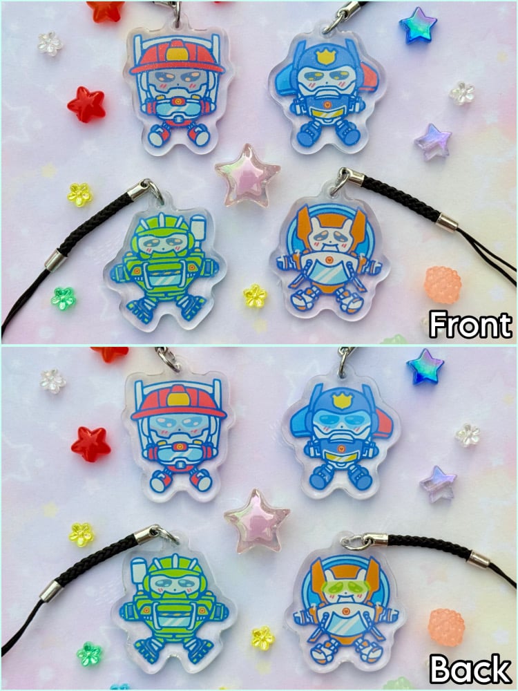 Image of Rescue Bot Phone Charms