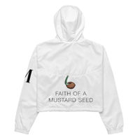 MamaFe Black Font Women’s cropped windbreaker
