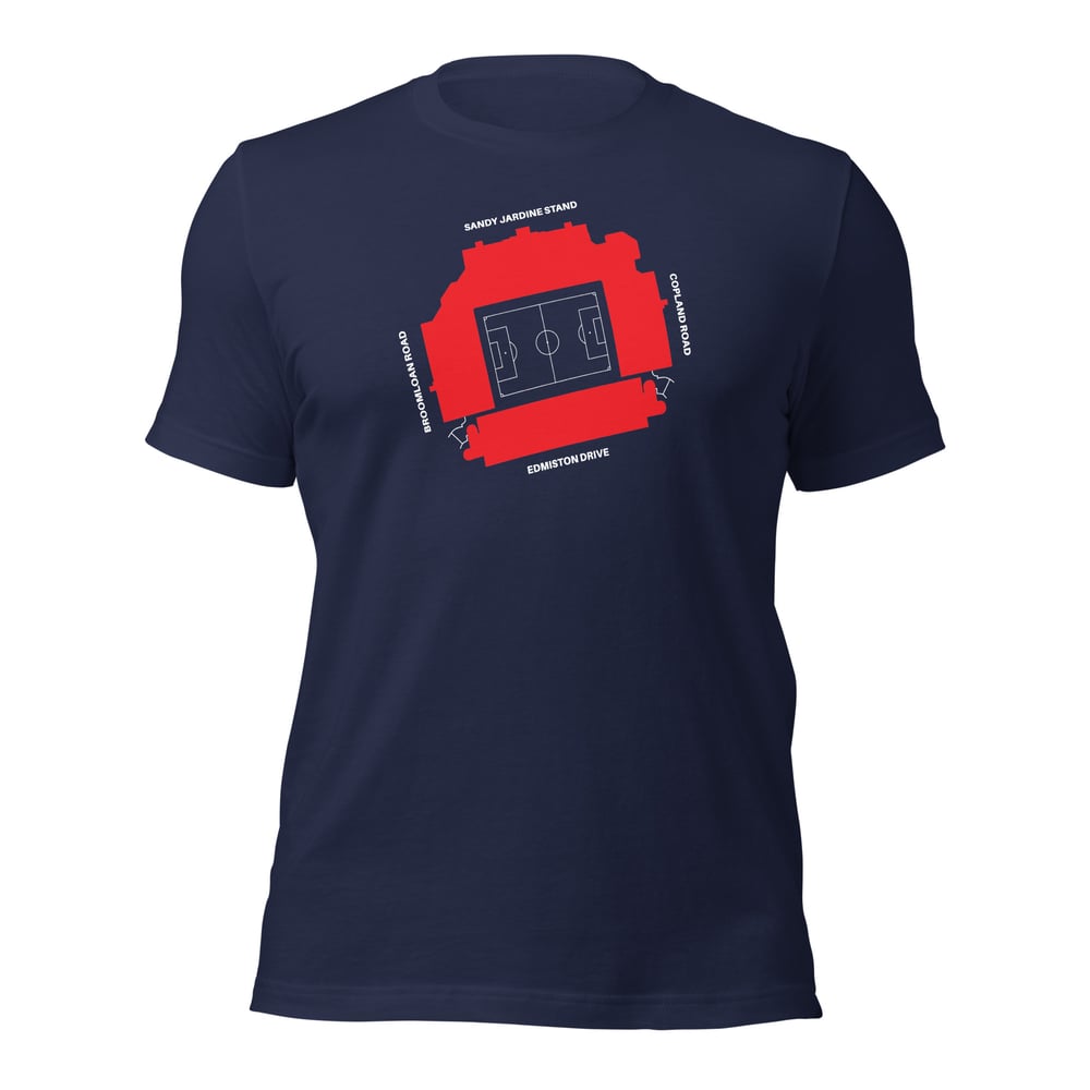 Ibrox Stadium Plan - Rangers Fan Shirt