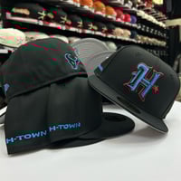 Image 2 of New Era 59Fifty Black / Team / Texans 