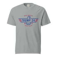 Image 7 of Trump 24 MAGA 47 Unisex Garment-Dyed Heavyweight T-shirt