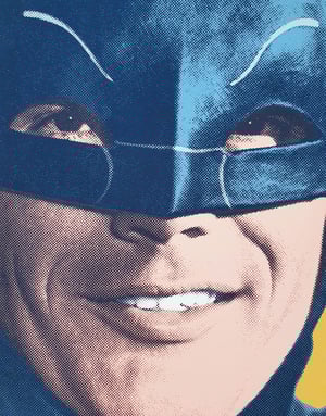 Image of "ROCKIN' ROBIN" - Adam West Batman Limited Edition Screenprint