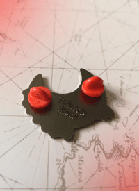 Image 2 of Lunar Bats Hard Enamel Pin