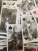 Fac similé d’un jeu de 52 cartes italien rare de photographies argentiques. 800 ex.