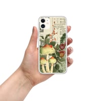 Image 4 of Colorful Mushroom/Fungus Bookpage Illustration Clear Case for iPhone®