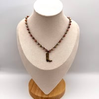 Image 2 of Sesame Jasper Cowboy Boot Necklace