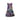 XL Stretch Knit Fit and Flare Midi Dress in Geode Ice Dye