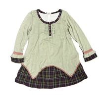 Image 1 of Green layered dress
