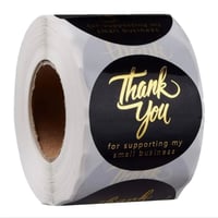 500pcs "Thank You for Supporting My Small Business" Stickers