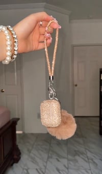 Image 3 of Blingy Diamond AirPod Case Wristlets (CHOOSE COLOR) 