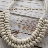 Image 1 of Macrame Necklace and Earrings Workshop 
