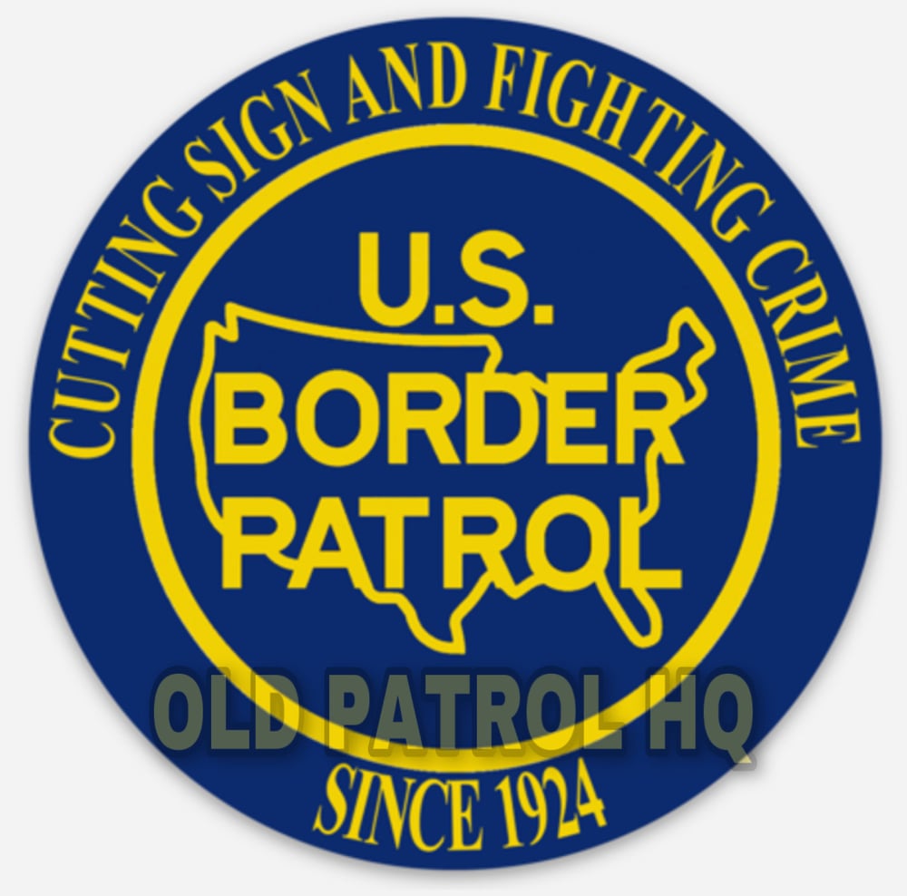 Image of CUTTING SIGN AND FIGHTING CRIME SINCE 1924 -DECAL