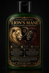 Image 5 of “LION’S MANE” Beard Butter, Bread Oil, Beard Shampoo, Beard Conditioner, Body Butter 