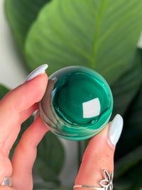 Image 3 of HIGH QUALITY MALACHITE SPHERE D