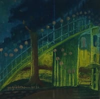 Image 1 of Oil On Paper NIGHT LIGHTS