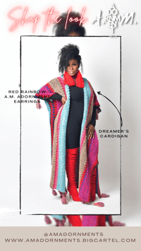 Image 1 of The Dreamer’s Cardigan (Red) was 