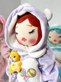 Image 3 of RESERVED FOR ALLISON CAREBEAR INSPIRED MEDIUM ART DOLL