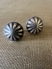 Image 1 of Concho Stud Earrings 