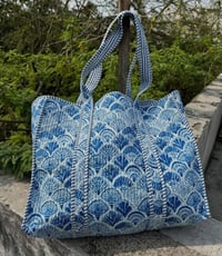 Image 6 of Cotton Quilted Tote