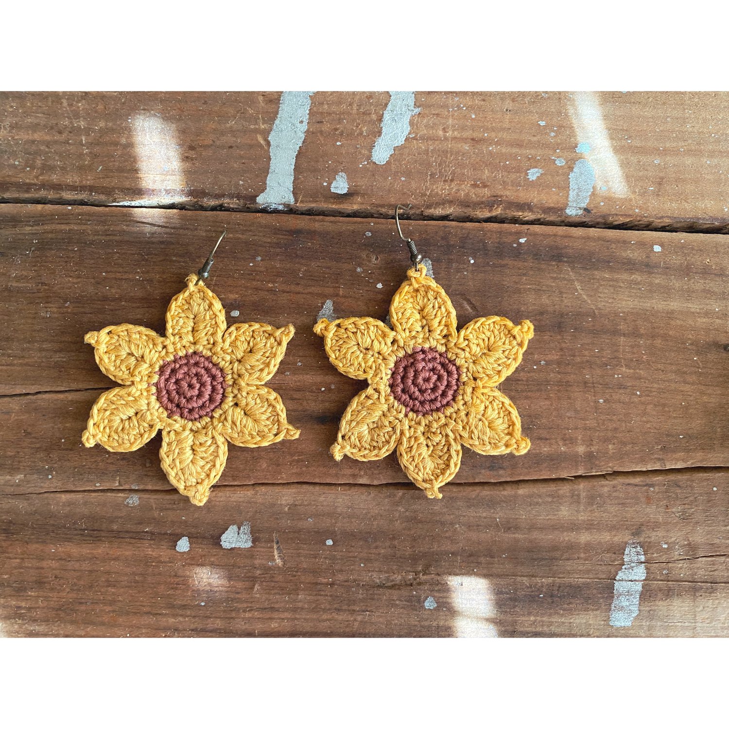 Image of Sun Flower Earrings