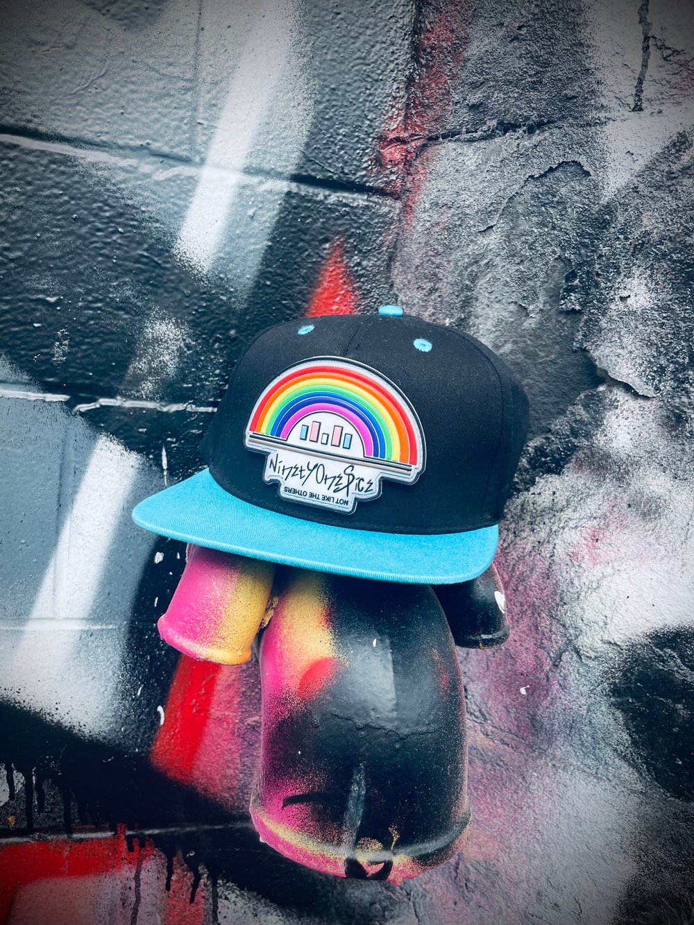 Image of Rainbow Patch Snapback Cap