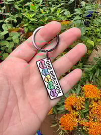 Mini One Direction Enamel Keychain - 1D Fan Merch
