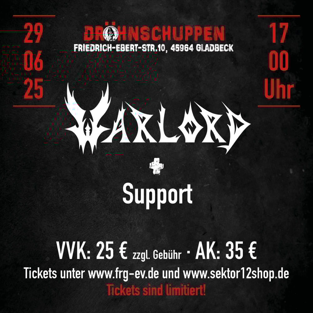 Image of Warlord + Support 29.06.2025