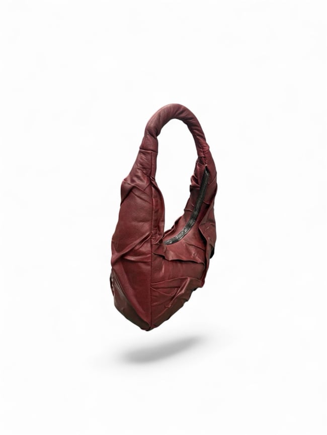Anatomic Creased Leather Handbag
