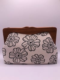 Image 1 of Sketched Flowers Clutch