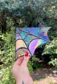 Image 4 of Iridescent Corner Spider Web 