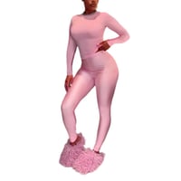 Image 2 of Slim 2 Piece Tracksuits Set - Versatile Design for Various Outfits