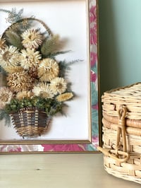 Image 2 of Cadre vintage au bouquet [au lieu de 26€]